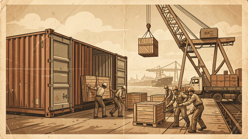 Container unloading